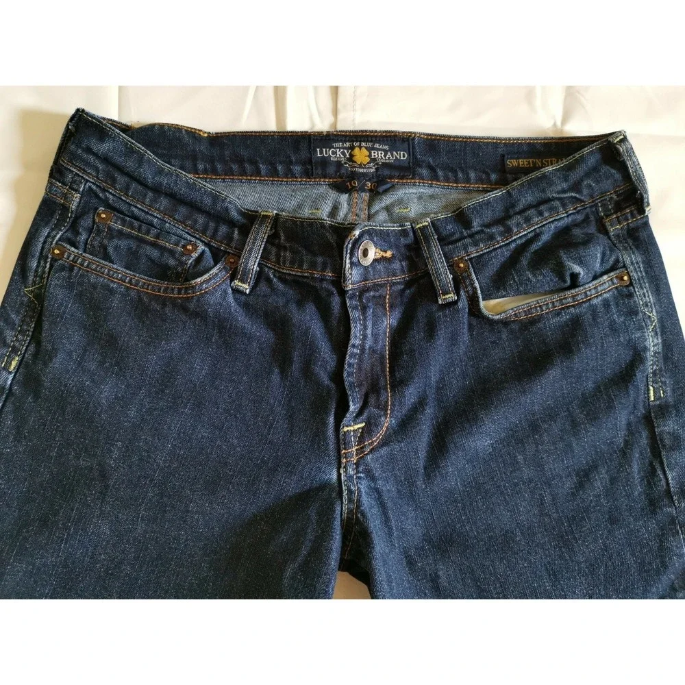 Lucky‎ Brand Straight Blue Denim Women's Jeans Size 32x25